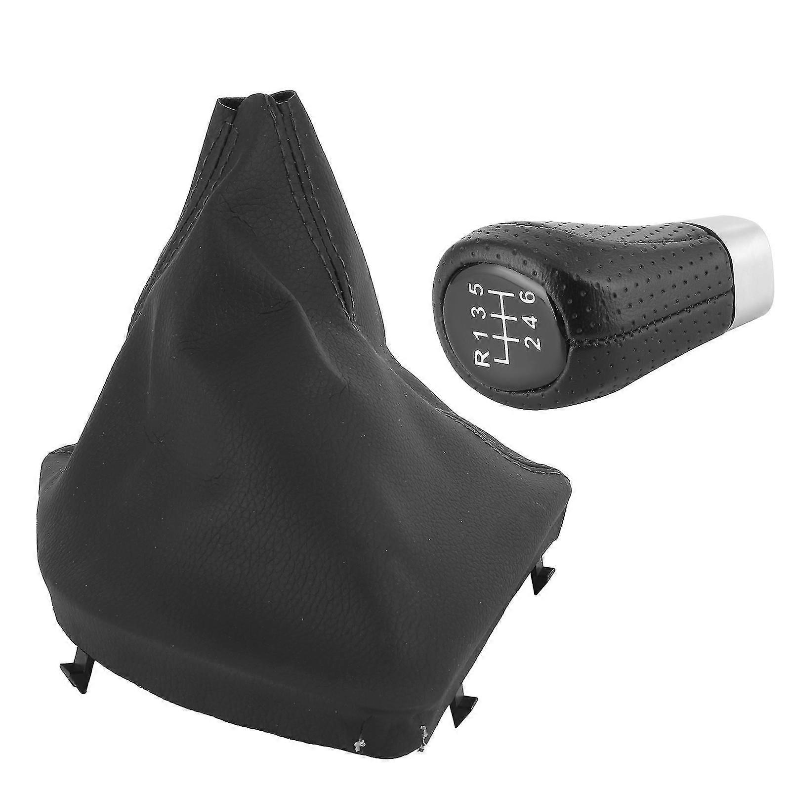 Car Shift Knob with Dustproof Cover compatible with 3 Series E90/E91/E92 2004-2013 LHD, 6 Speed