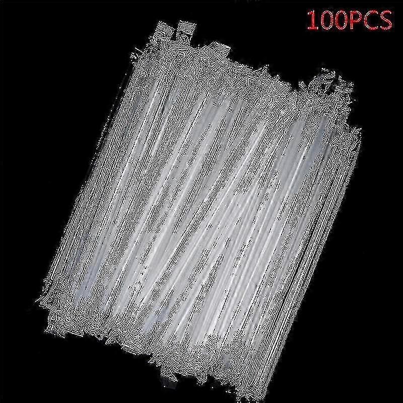 100pc Klar Einzeln verpackt Trink-pp Strohhalme Getränke Strohhalme Party Zubehör