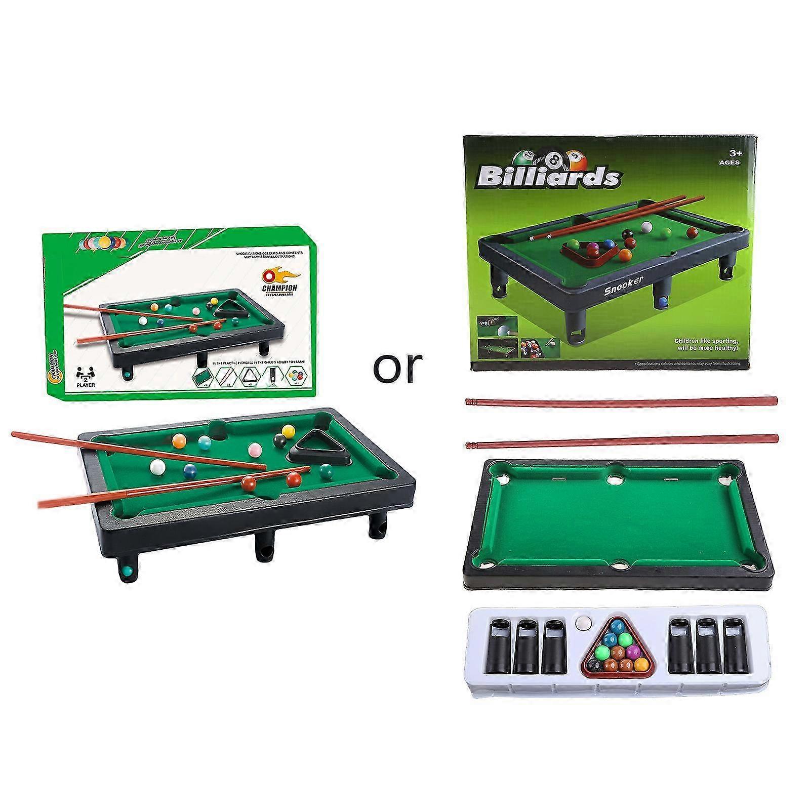 2025 Home Office Desk Stress Relief Games Mini Pool Table Tabletop Desktop Billiards Snooker Game with 2 Sticks and Balls