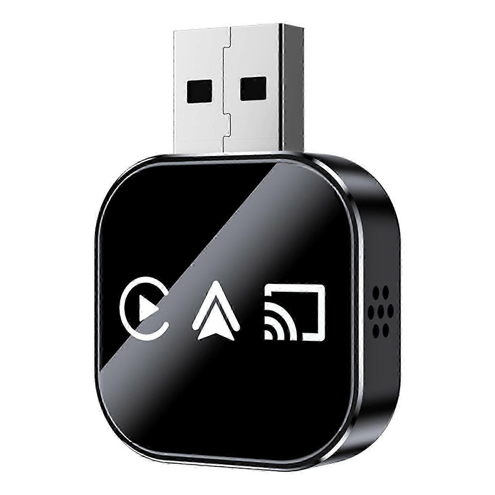 3-in-1 Wireless Carplay Adapter - Ai Smart Box For Apple Android Auto, Plug Play, Supports Netflix, Espn, Youtube, Tiktok