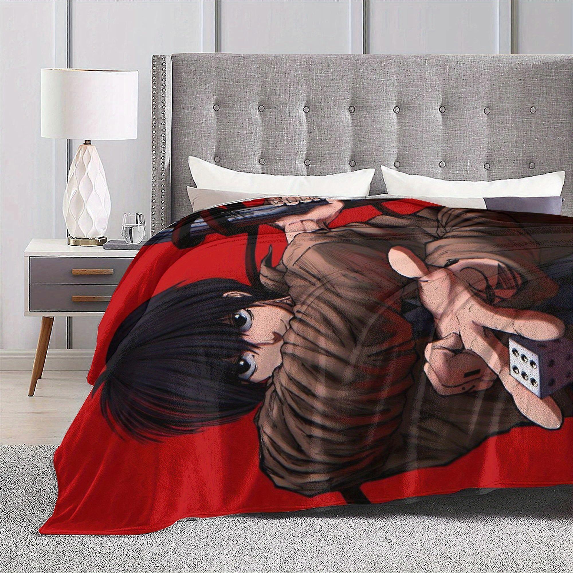 sf063 Nagumo'S Superior Strength, a Cozy Blanket for Napping on The Sofa, a Soft Travel Blanket for Comfort, a Camping Blanket for The Office, a Winte