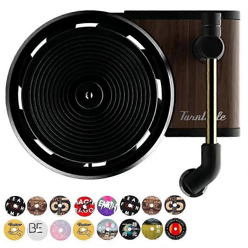 Car Air Vent Fragrance Diffuser Aromatherapy Record Player Style