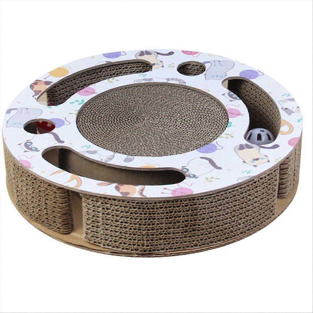 Cat Scratching Board Ball Multi-Function Cat Scratcher Funny Sharpen Nails Scraper Scratching Post