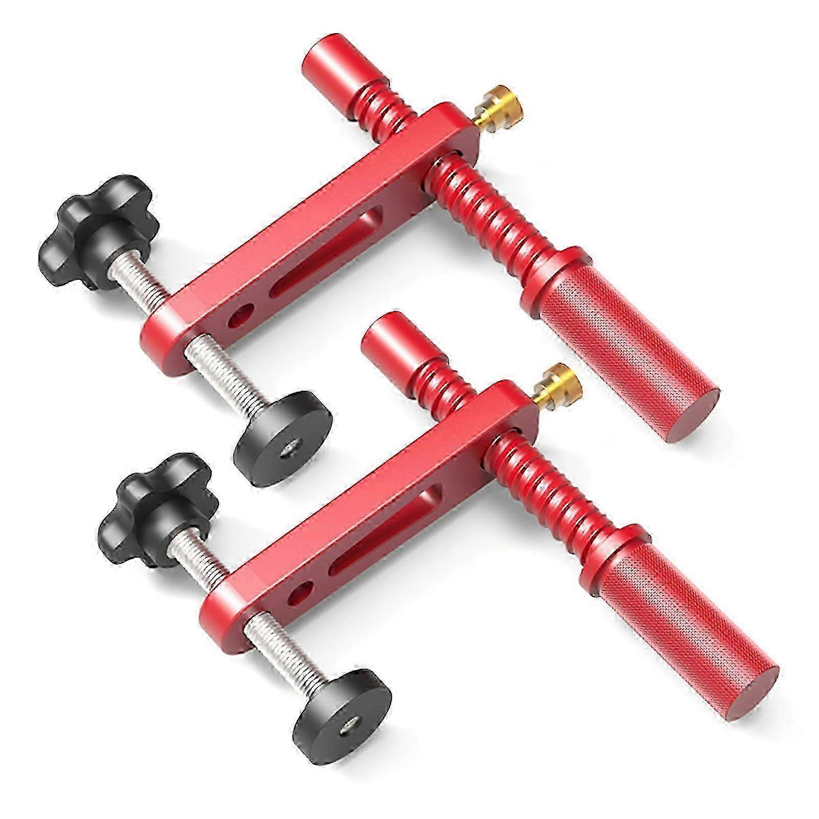 Bench Dog Clamp Set 20mm with Protective Pads Red for Woodworking Workbench Table