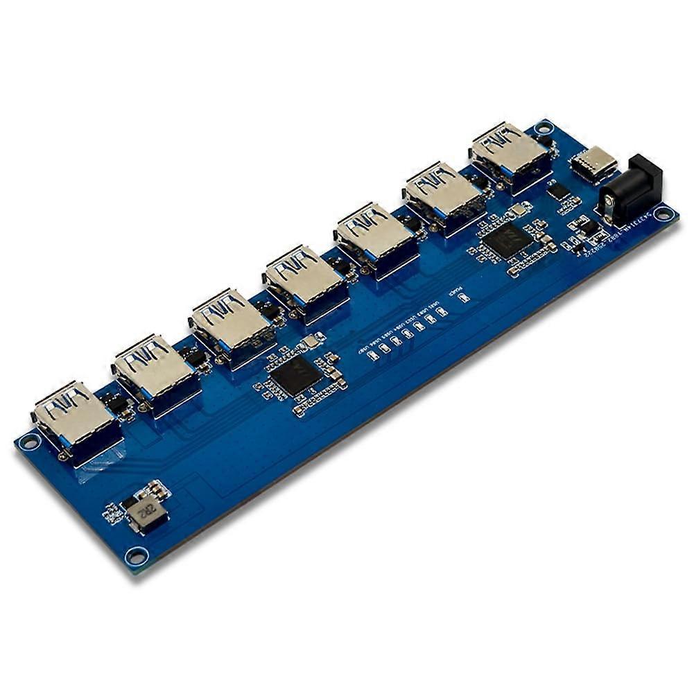 USB3.1 HUB Module 1To7Port USB Hub Expansion Module With Current Backflow Prevention Function