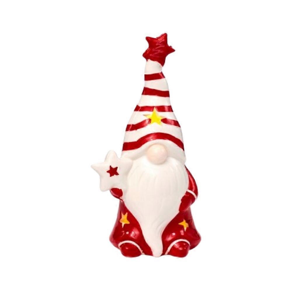 LED Ceramic Gonk with Star Ornament by Puckator