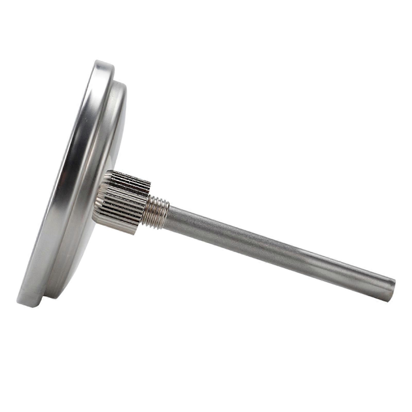 62mm Diameter Round Dials Oven Thermometers 50-400℃/100-800℉ M8x1 Thread Mount Stainless Temperature Test Meter Gauge Multicolor