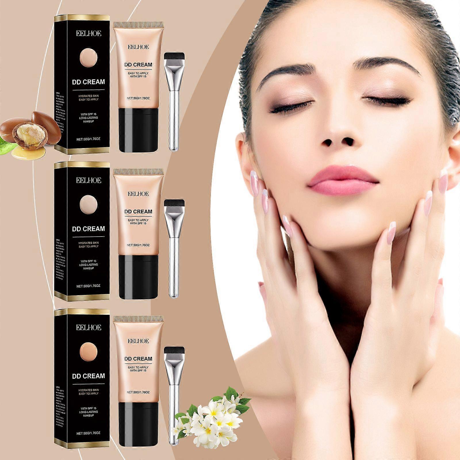 Eelhoe Concealer Moisturizing Dd Cream Matte Makeup Smear-Proof Makeup Moisturizing Freshing And Moistrurizing Light Moisturizing