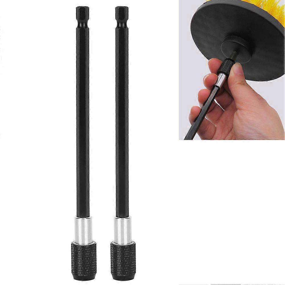 2Pcs Quick Release Hex Screwdriver SelfLocking Extension Rod for Electric Drill 150mm