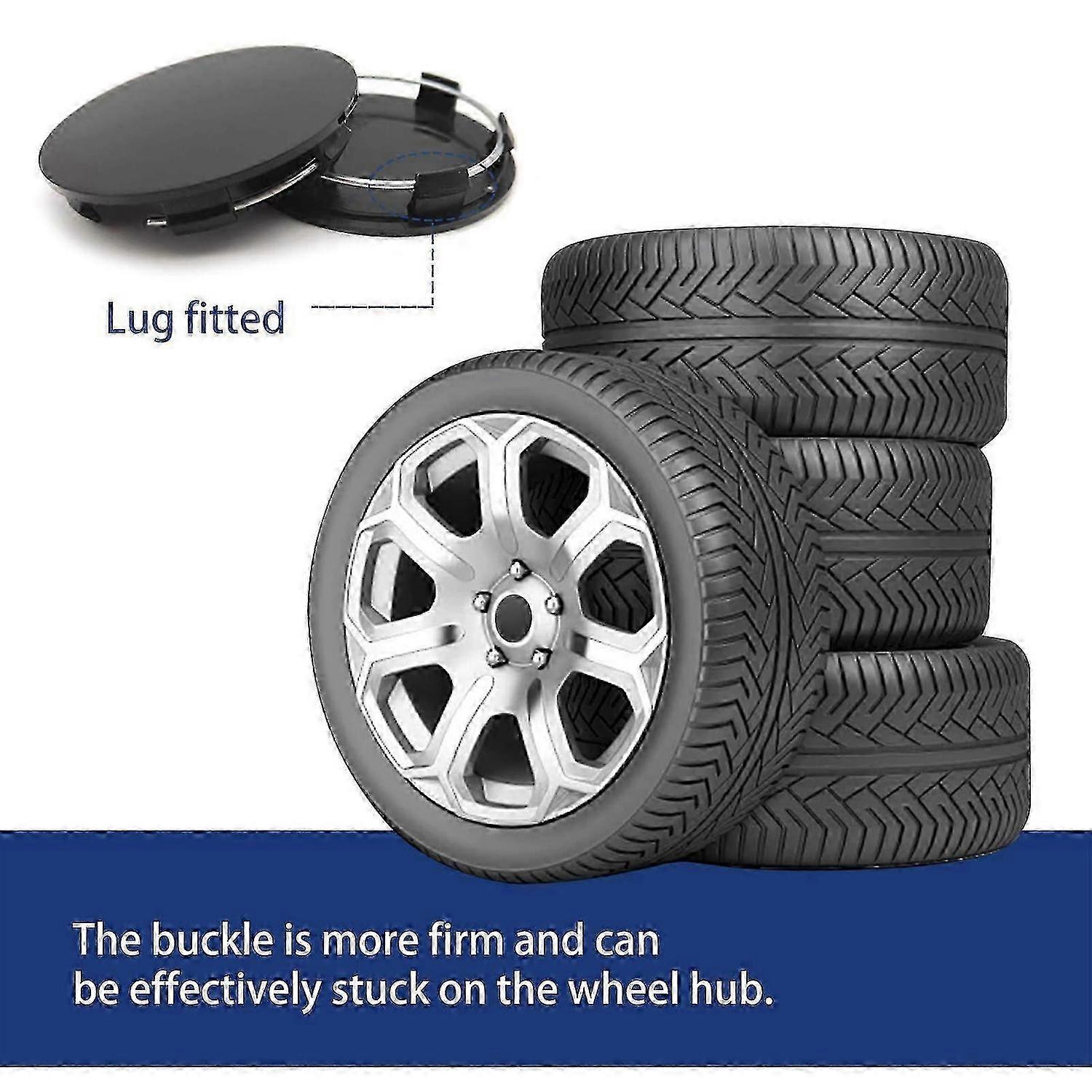 2025 Car Wheel Hub Center Cap Easy to Install Wheel Hub Modification Decoration with Good Waterproof Performance