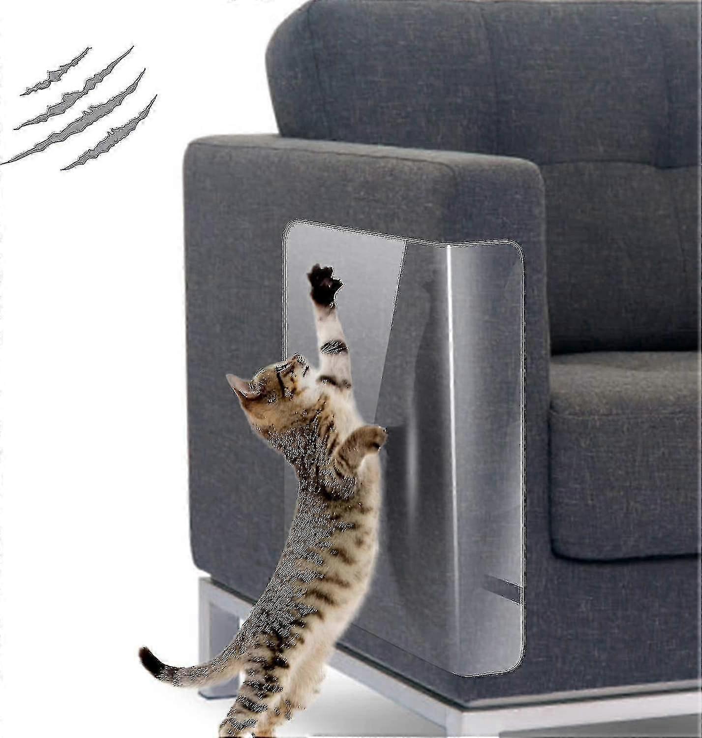Scratch Protector, 10 Packs X-large Cat Sofa Guard For Upholstered Furniture, Self-adhesive Scratch Deterrent Pad For Couch, Sofa, Chair