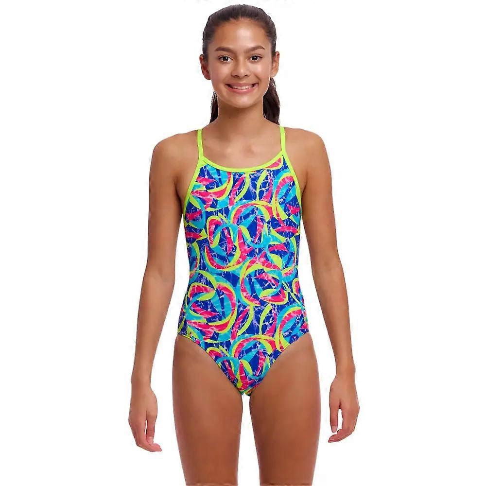 Funkita Filles Choppy Waters Diamond Back Maillot De Bain - Multi
