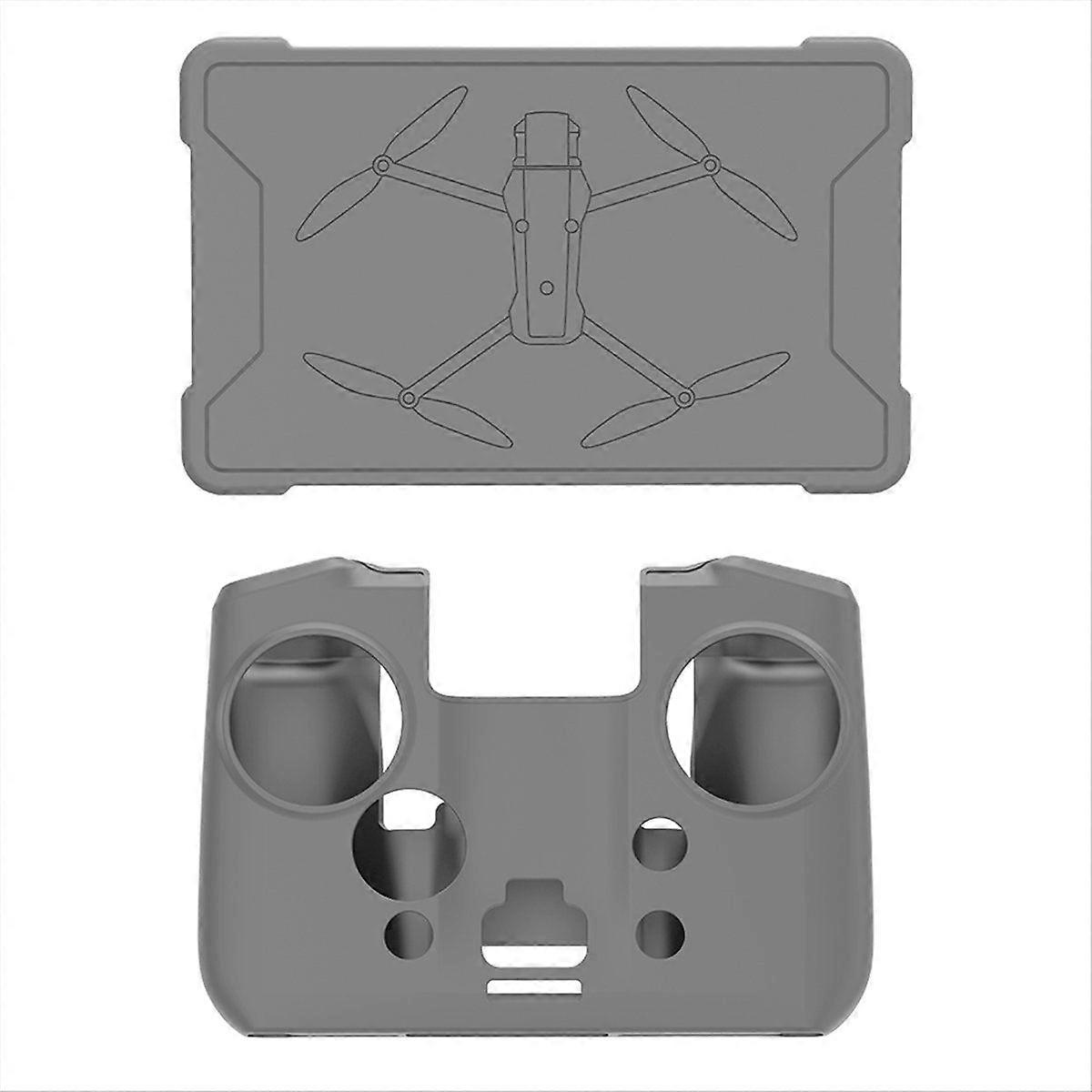 Silicone Case for RC PRO 2 Controller Protection Cover Screen Protector for 4 PRO Accessories Gray