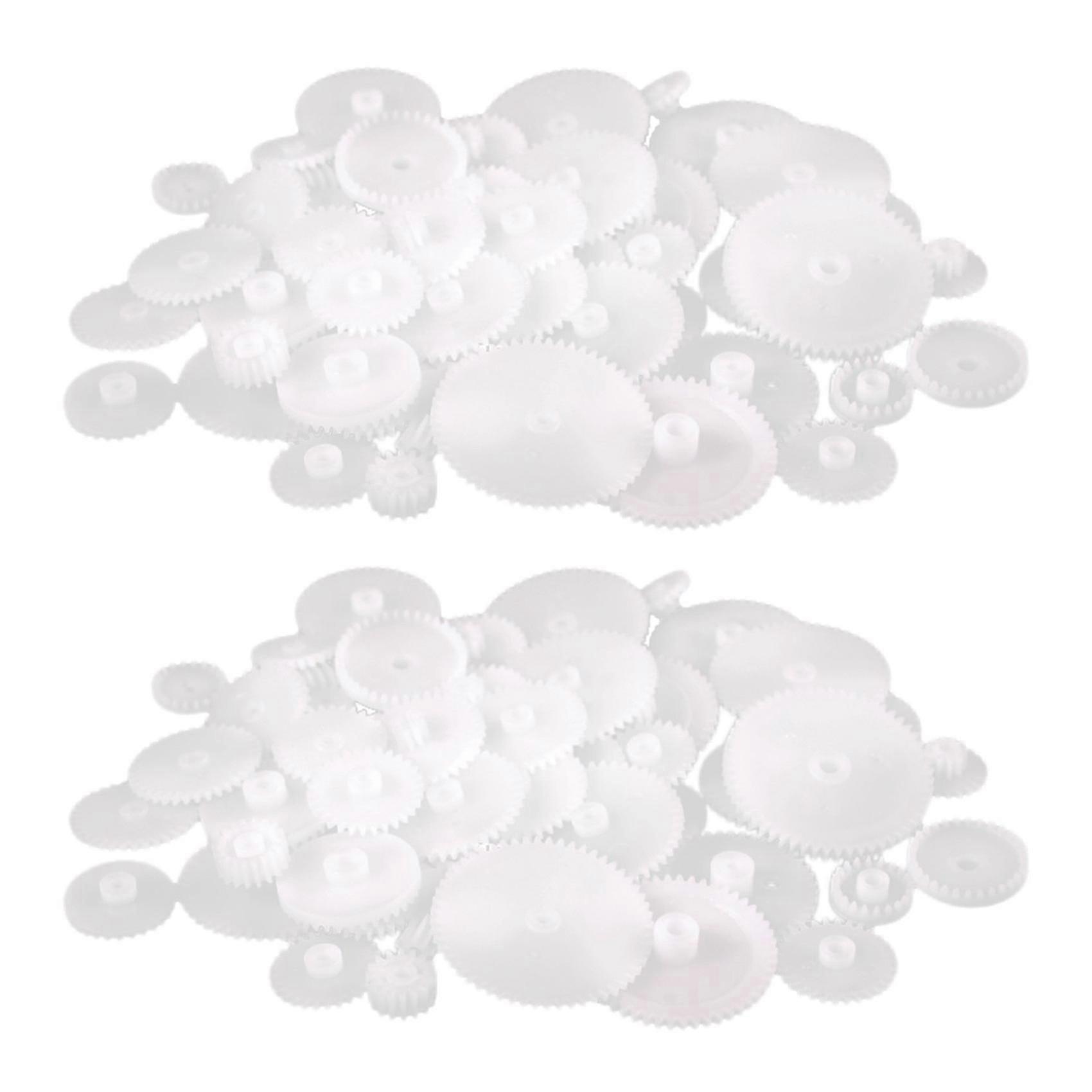 2 Set 58 Stiluri din plastic Angrenaje Roti Roti Toate Modulul 0.5 Robot Piese Diy necesare