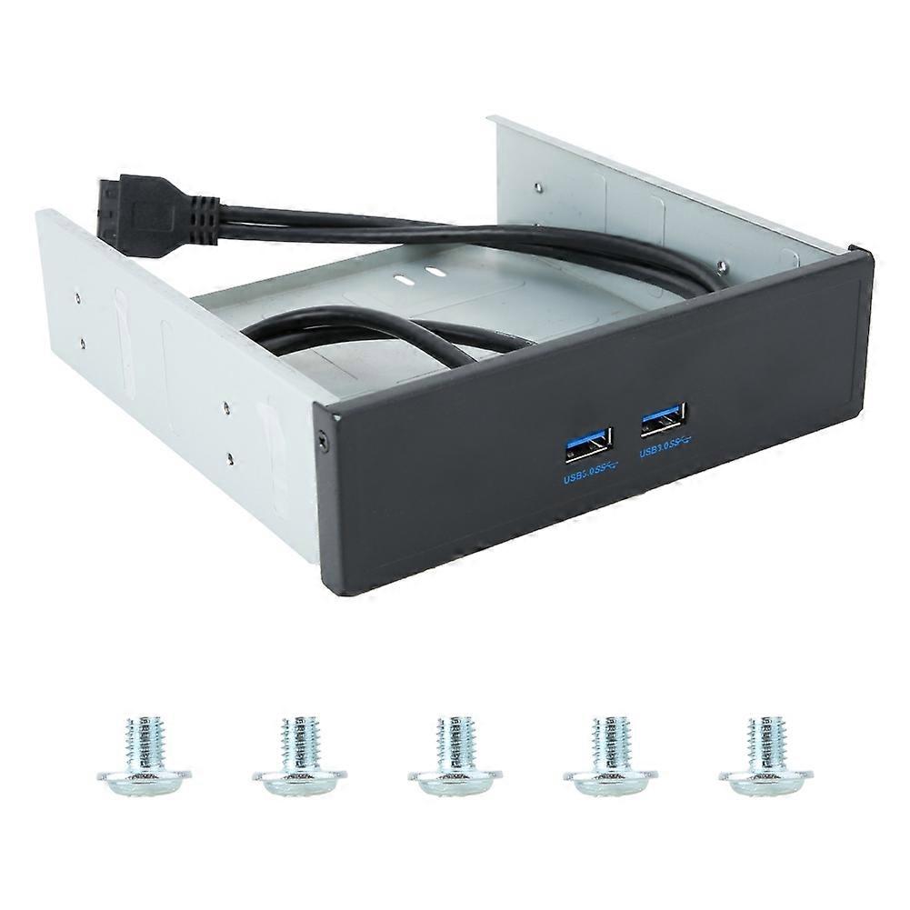 High Speed 20Pin 2-Port USB 3.0 Hub Optical Disk Driver Front Panel