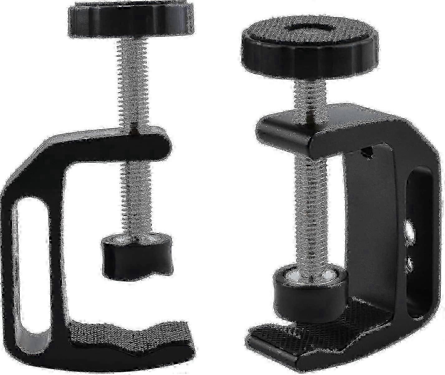 Universal C-clamp 2pcs Aluminum Alloy Universal C Table Desk Clamp With 1/4 And 3/8 Thread Hole
