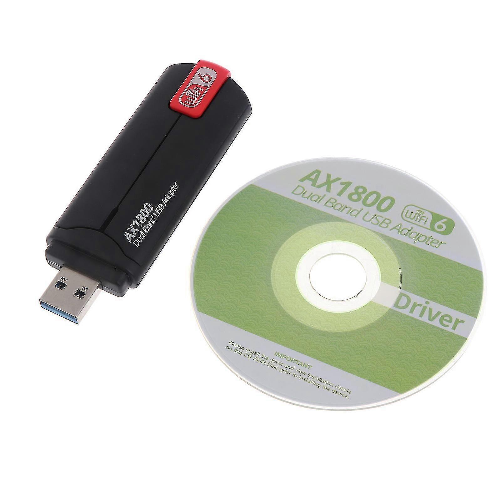 Usb3.0 Wireless Wifi Adapter Receiver 2.5/5g Ax1800 Wifi6 Network Transmitter
