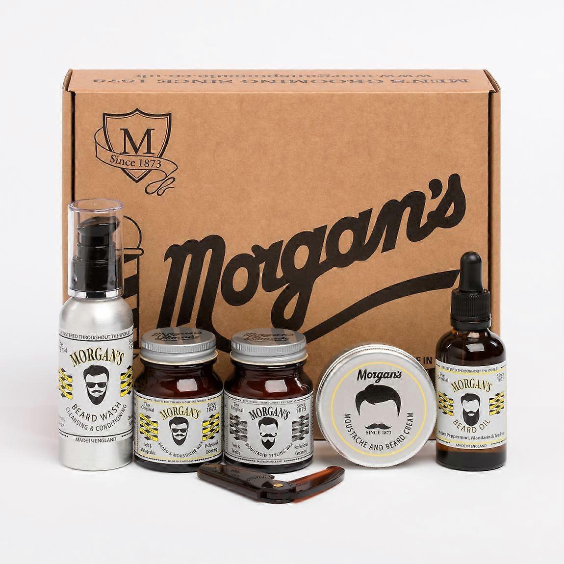 Morgan's Moustache & Beard Gift Set