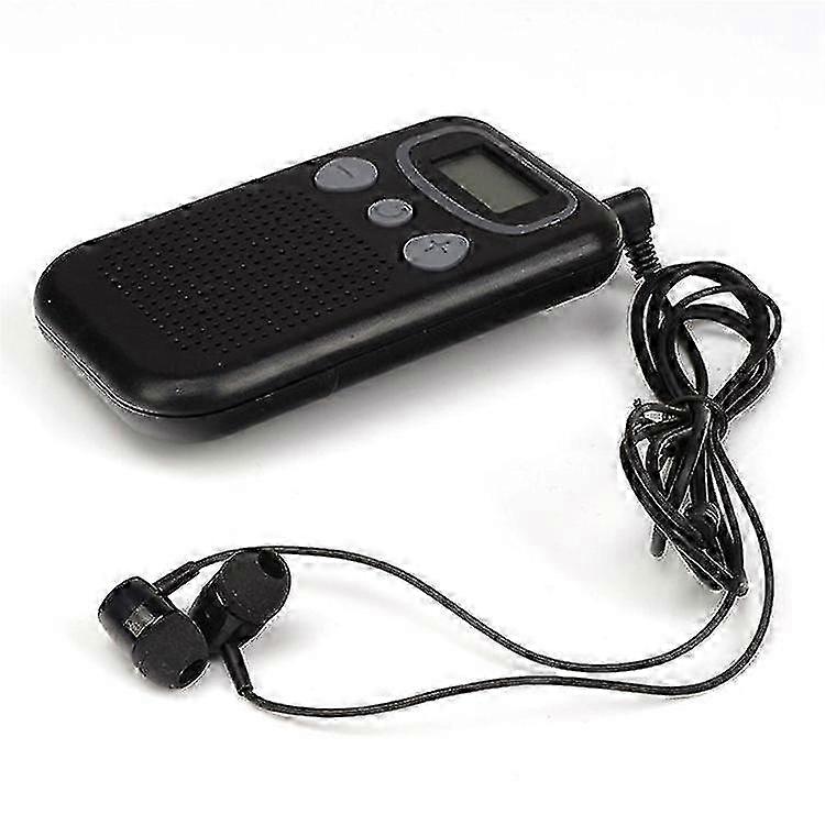 Personal Hearing Amplifier with Duo Mic and Ear Headphone Set