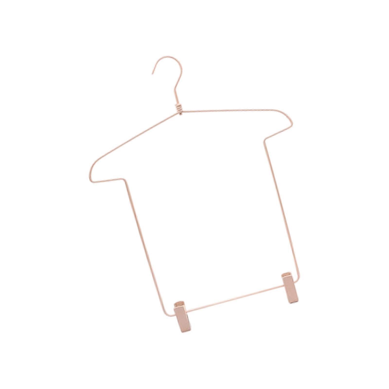 Black Space Efficient Wardrobes Clothes Hanger Integrated Trousers Clip Design Multi Functional Garments Holder Multicolor