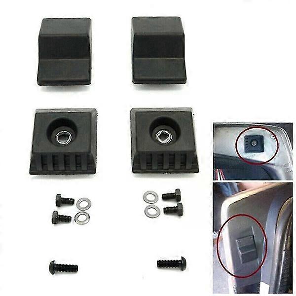 4pcs Car Rear Trunk Lid Stop Buffers Mounting Kit for E Class W124 A124 C124 S124 A1247580044 A124758014 YC