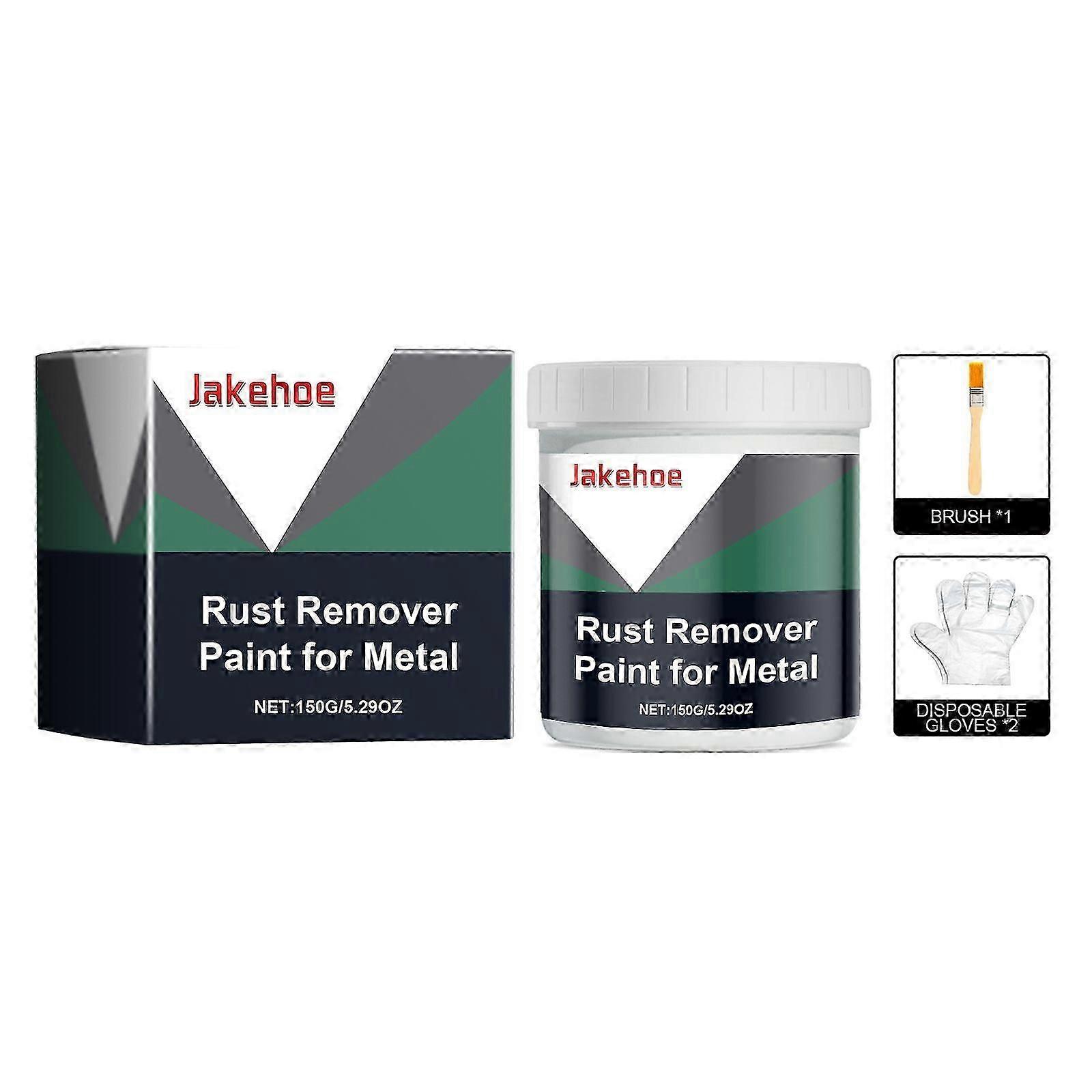 Jakehoe Metal Rust Removal Paint: Metal Surface Rust Removal, Rust Prevention, Long-Lasting Protection, Quick-Drying Rust Removal Paint