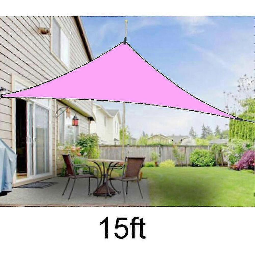 UV Protection Canopy Outdoor Shade Triangular Rainproof Sunproof Awning