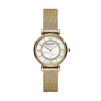 Uhr – EMPORIO ARMANI – Damenmodell – Edelstahl – Gelb – Elegant