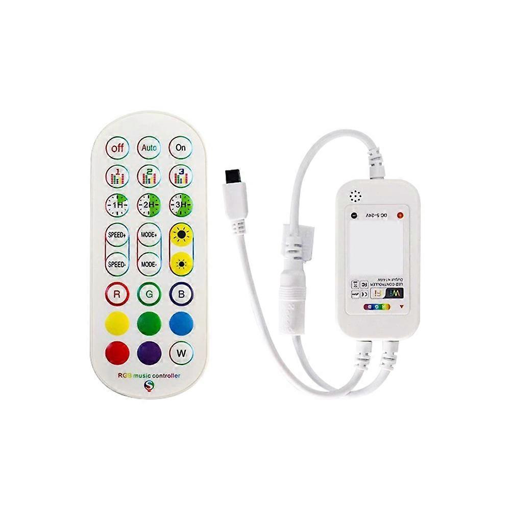 24Keys RGB LED Controller Tuya LED Strip Controller Music Controller with Smart Wi-Fi App Control