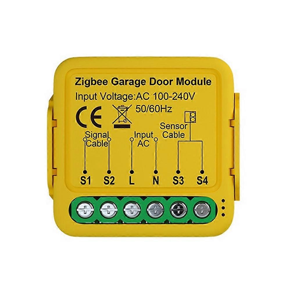 Tuya Zigbee Garage Door Opener Controller Smart Switch Module Support Voice Remote Control for Alexa Google Home