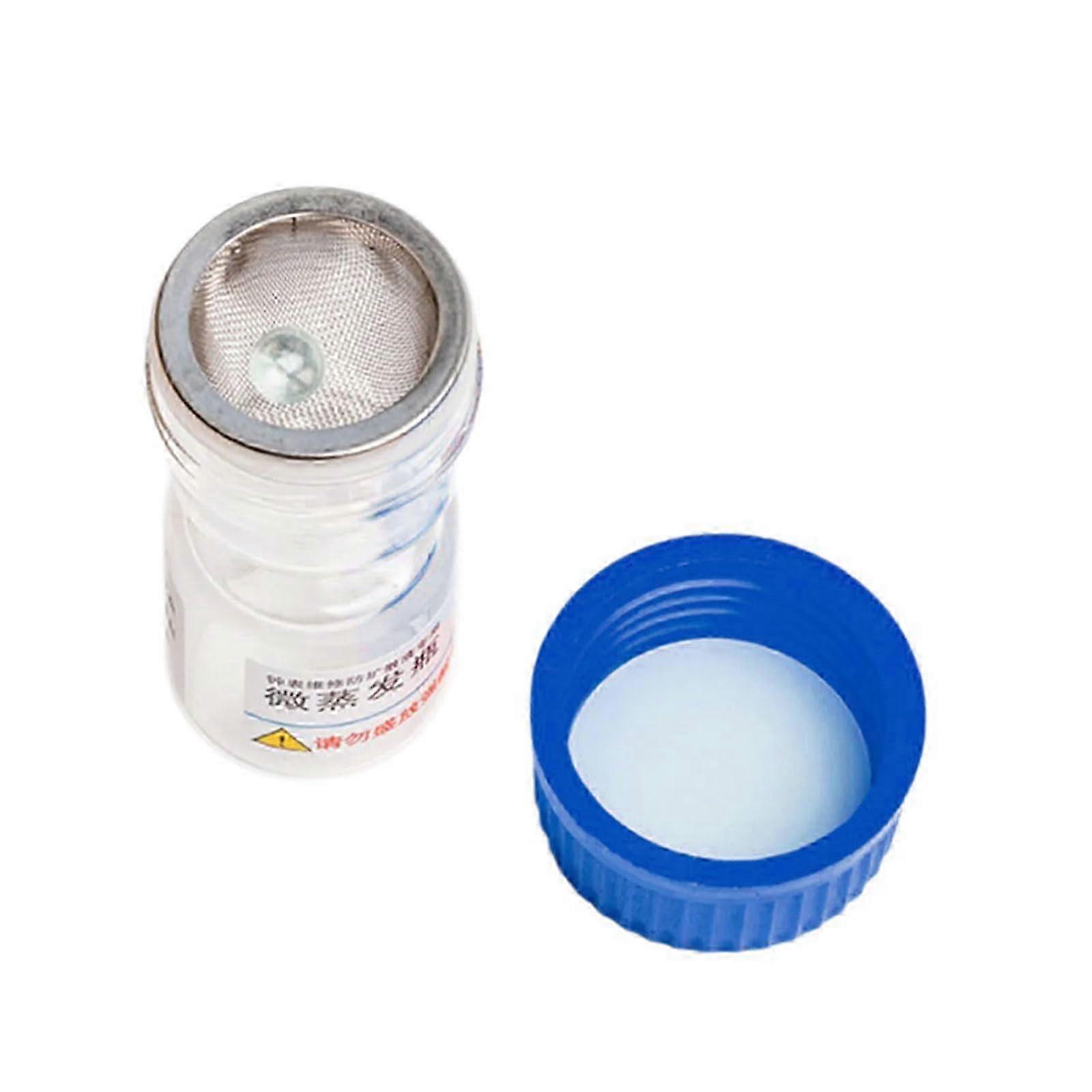 Small evaporation flask in laboratory quality 7066 with antidiffusion functions, research tool for engineers Blue