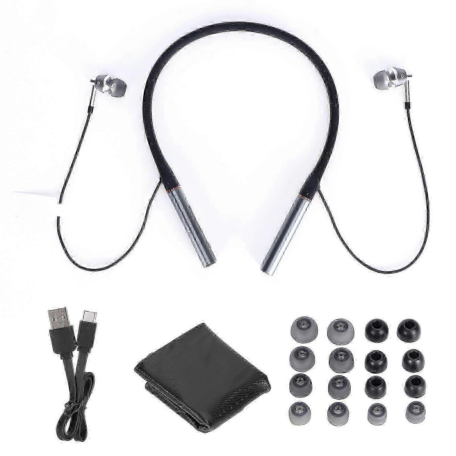 w Triple Driver Bluetooth Neckband Earphones with Noise Reduction and Hi-Res Sound Quality