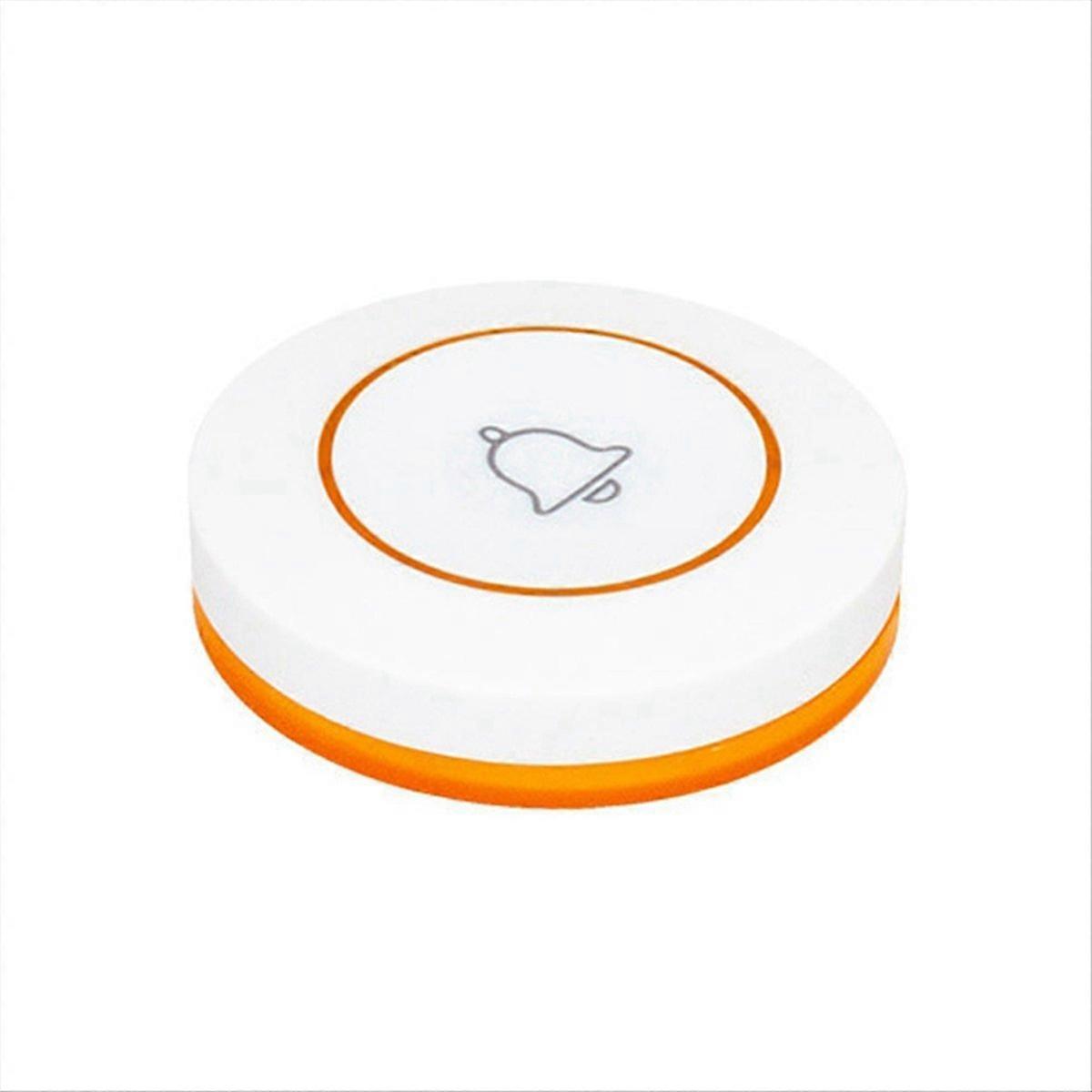 Call Button Restaurant Pager 433MHz Wireless Doorbell Button Orange