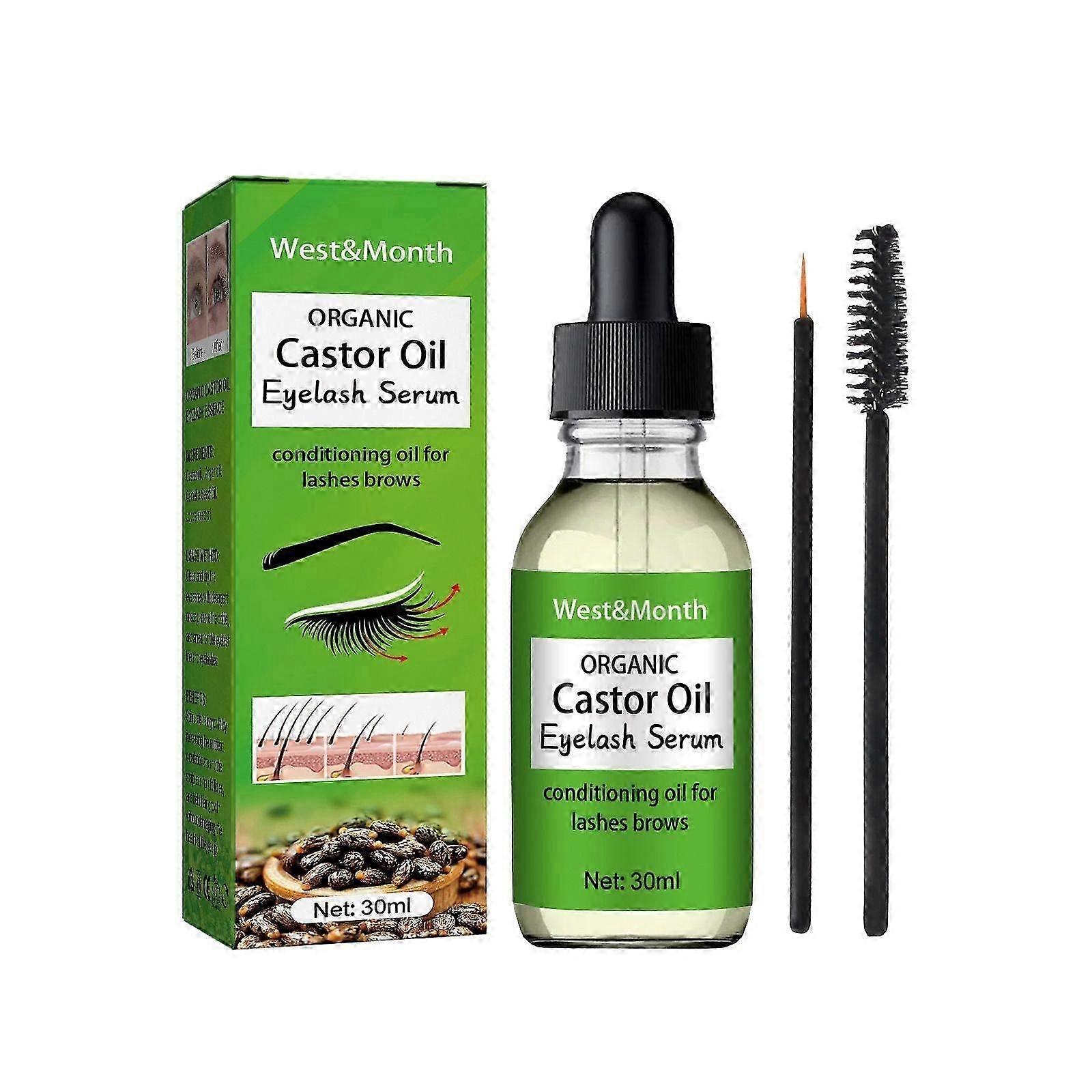 Nourishing Castor Oil Mascara with Ginseng & Camellia for Natural Curl & Darker, Stronger Lashes