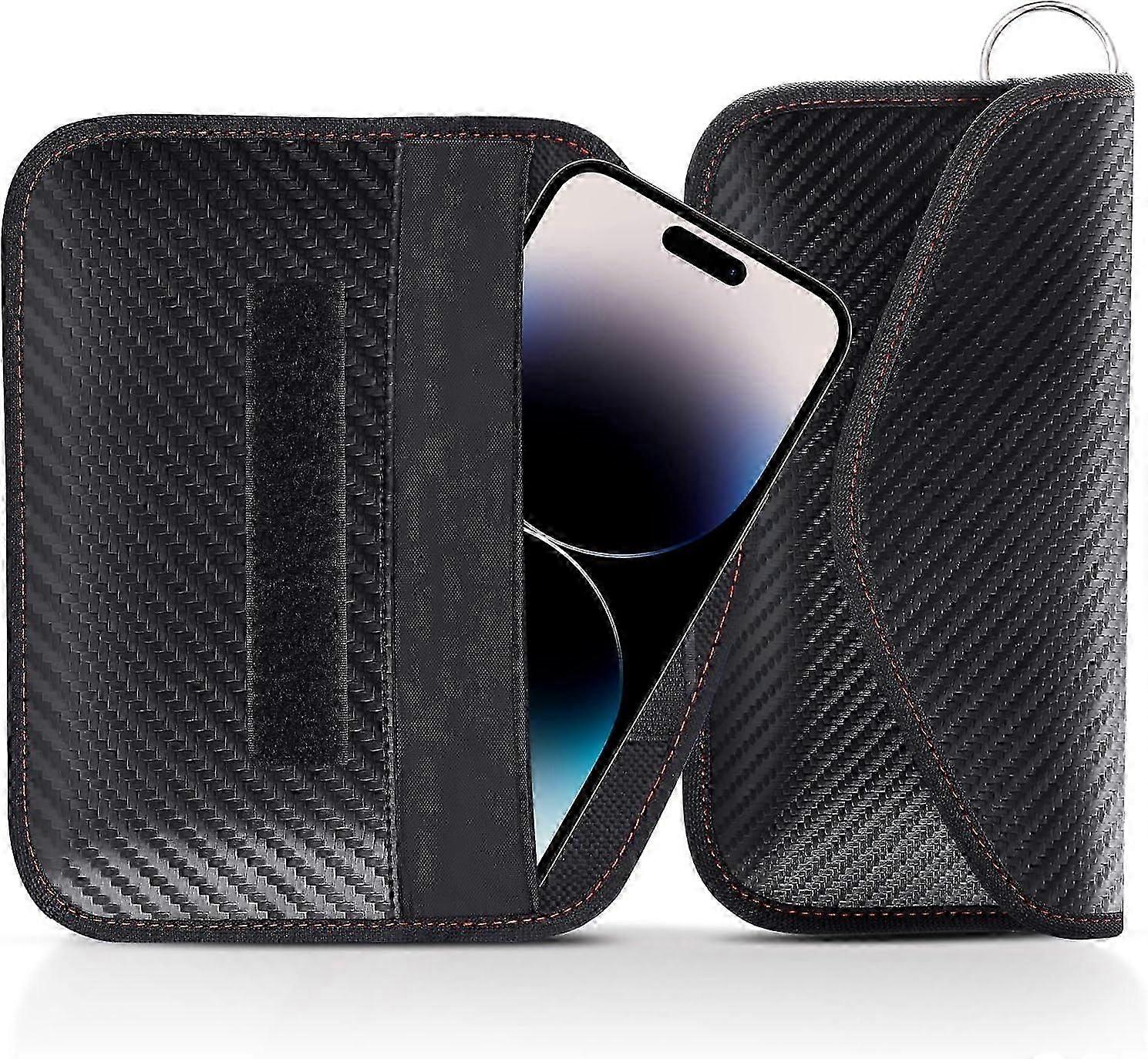 2Pcs Pouch for car Keys,Car Key Signal Blocking Pouch,Keyless Entry Car Keys Case,Blocker Bag for Car Security,Anti-theft Remote Entry Keyless Protect