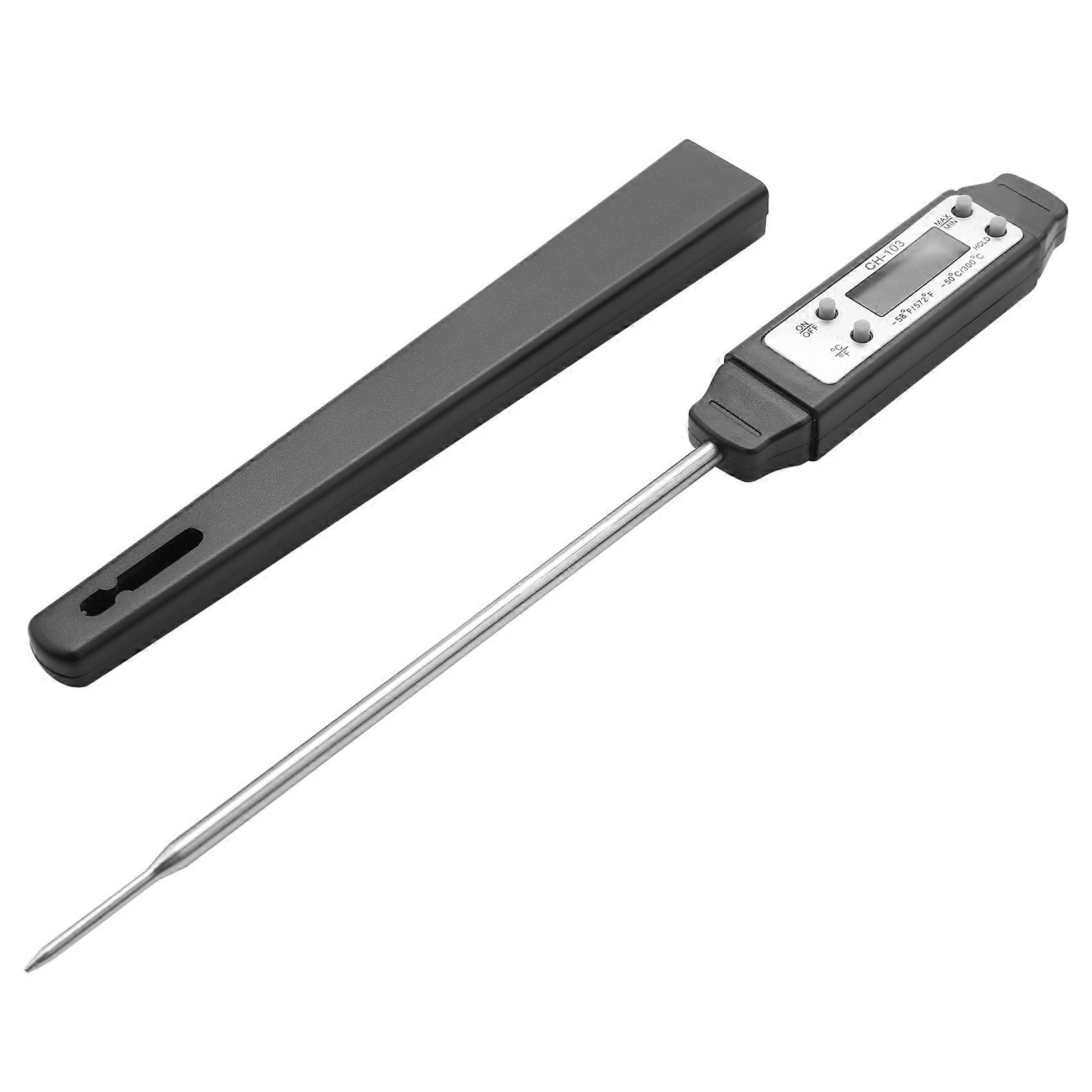 Thermometer Barbecue Thermometer High Precision (Black)