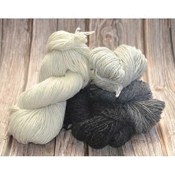 2-strand Swedish wool yarn Nature one size