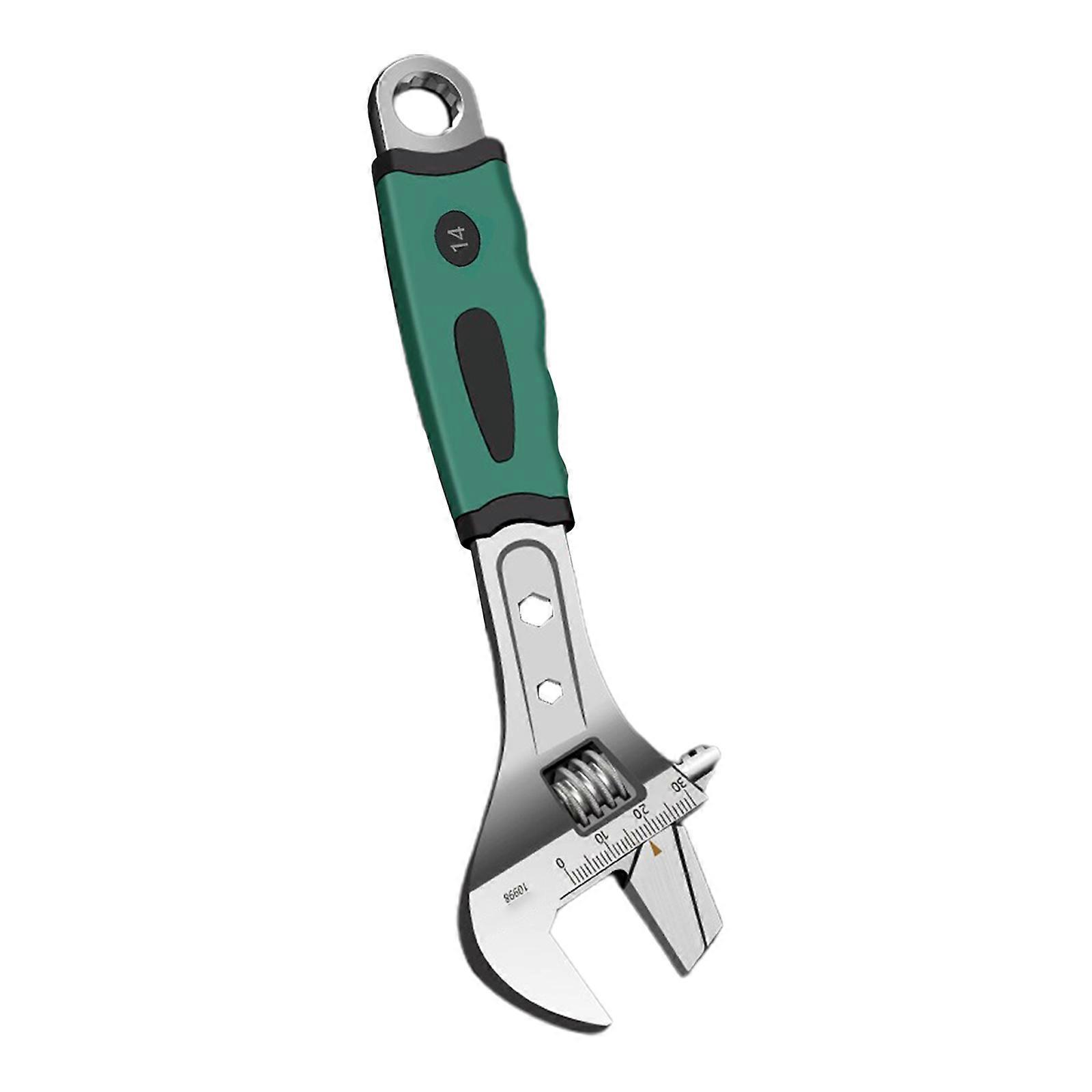 8/10/12/15inch Adjustable Wrench Universal Spanner Mechanical Workshop Hand Repair Tools Car Bicycles Hardware Wrench Multicolor