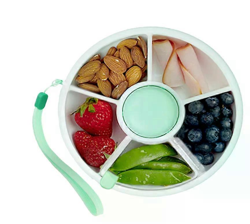 Rotating Snack Container Kids Snack Spinner Bundle Candy Box Portable Snack Storage Box Table Melon Seed Plate Storage Boxes