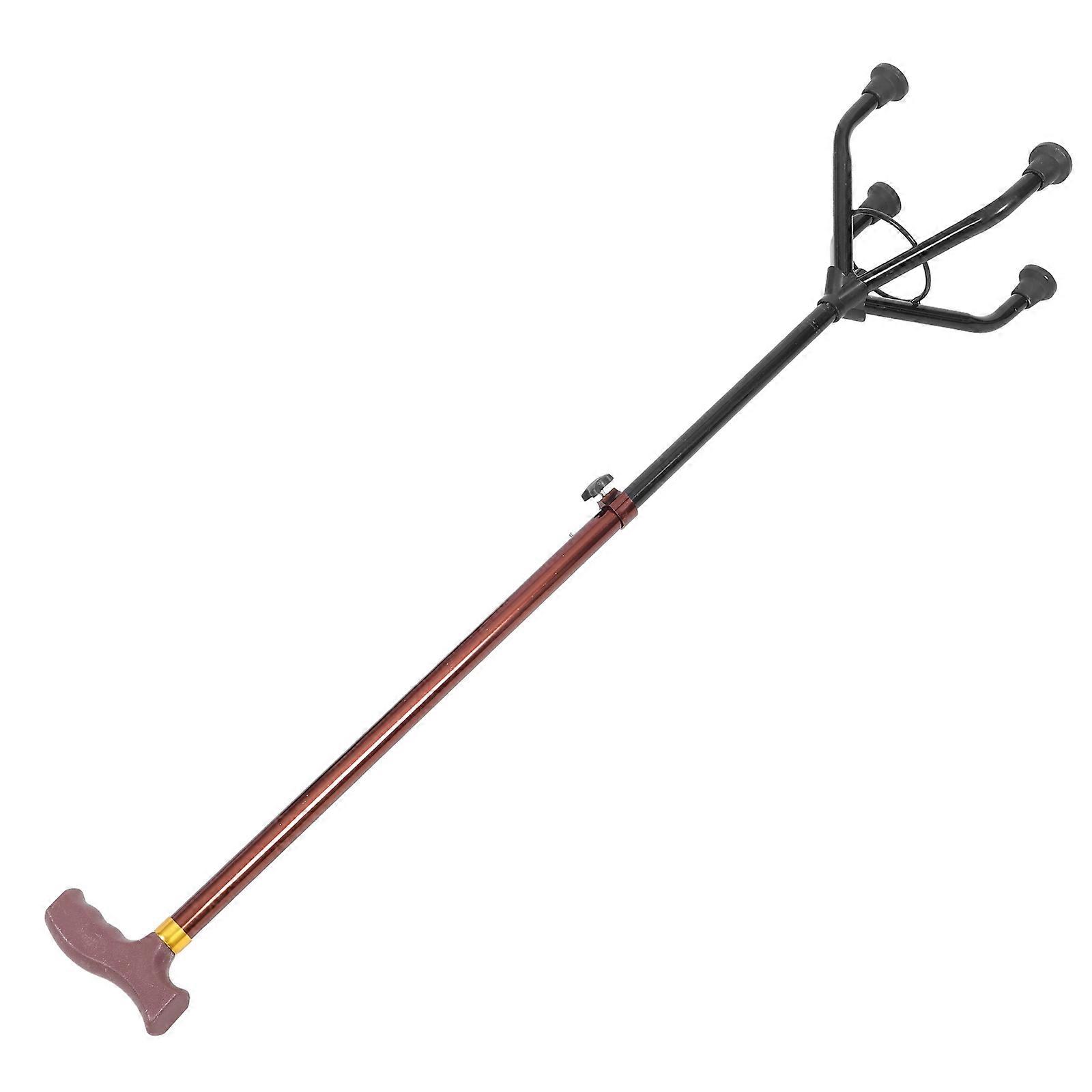 Enhanced Stability Adjustable Walking Cane Designed For Men And Elderly Users 1Set