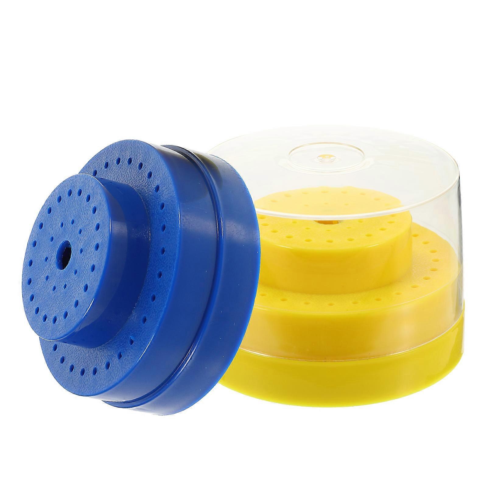 Nail Drill Bits Stand Plastic Holder for Storage Use 10Pcs