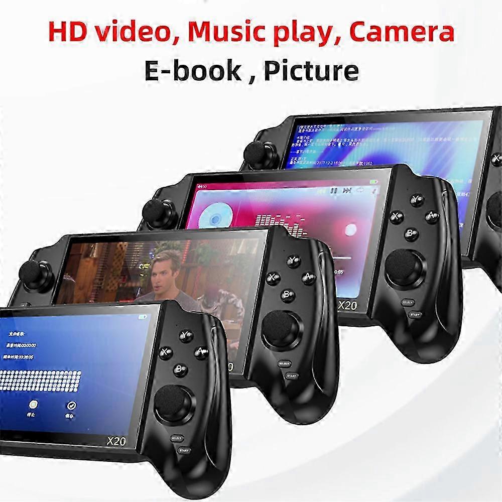 X20 7-inch High-definition Screen Old Arcade PSP Dual Handheld Game Console GBA Portable Game Console Children's Nostalgia