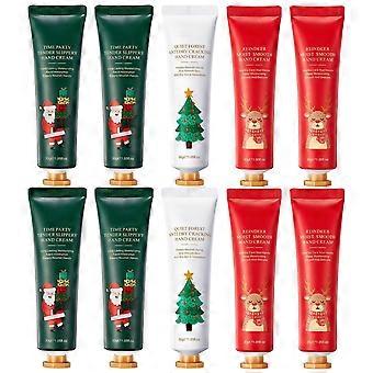Hand Cream Gift Set with Deep Hydration, Travel Size Lotions and Christmas Scents for Dry Hands