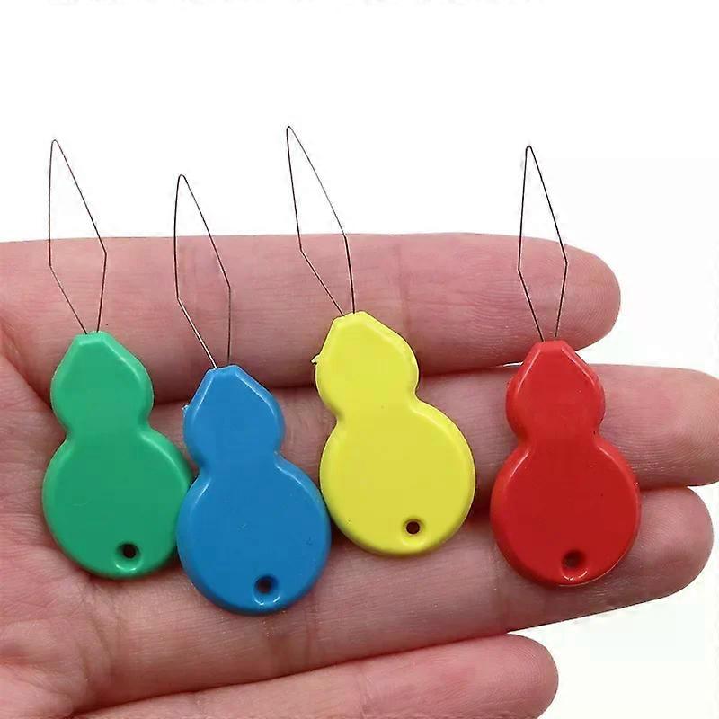 10Pcs Needle Threader Stitch Insertion Tool for Sewing Machine Plastic Wire Loop for Needles Needleswork Threader Sewing Tools