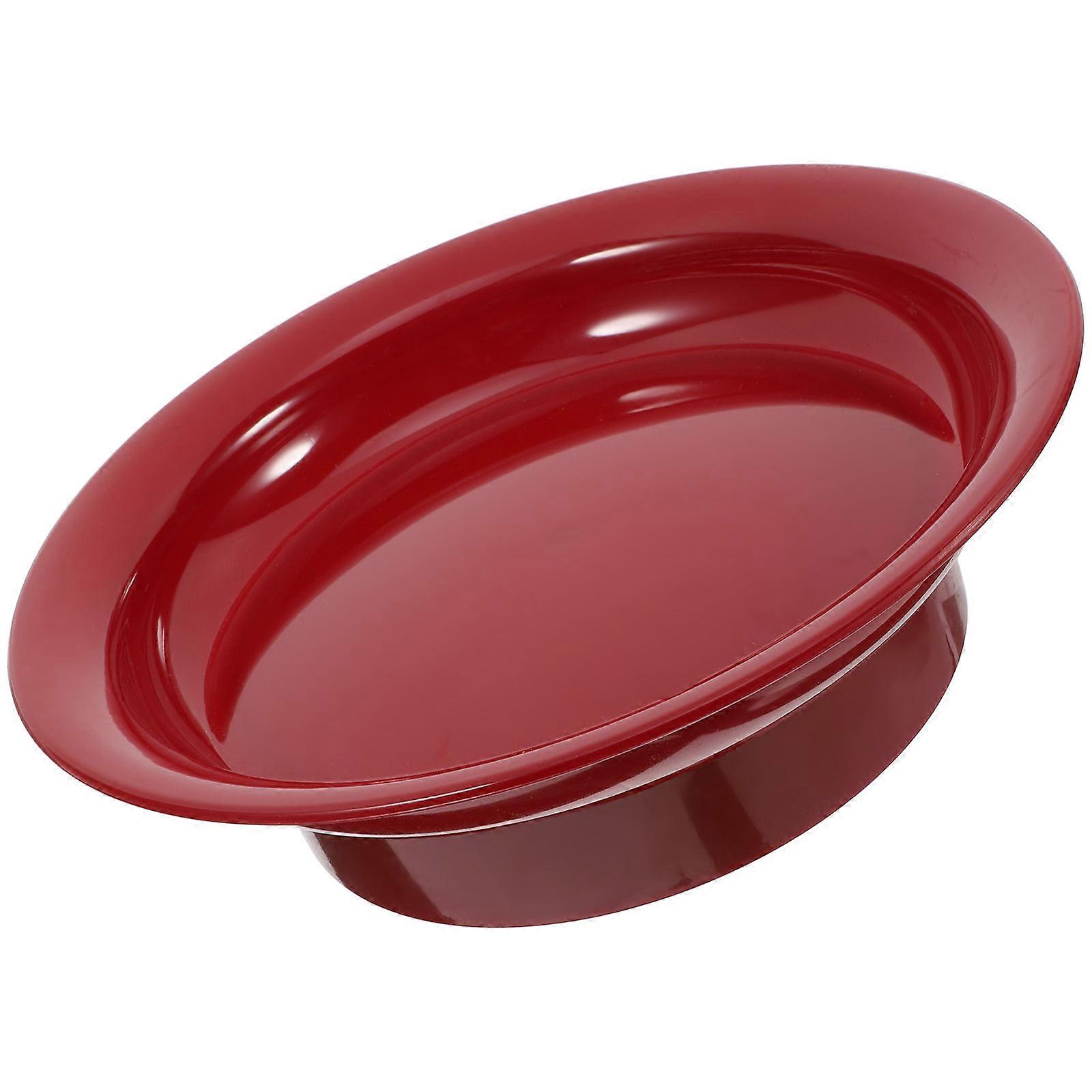 Red Plastic Fruit Bowl for Storage with Fruit Holder Use 1 Piece