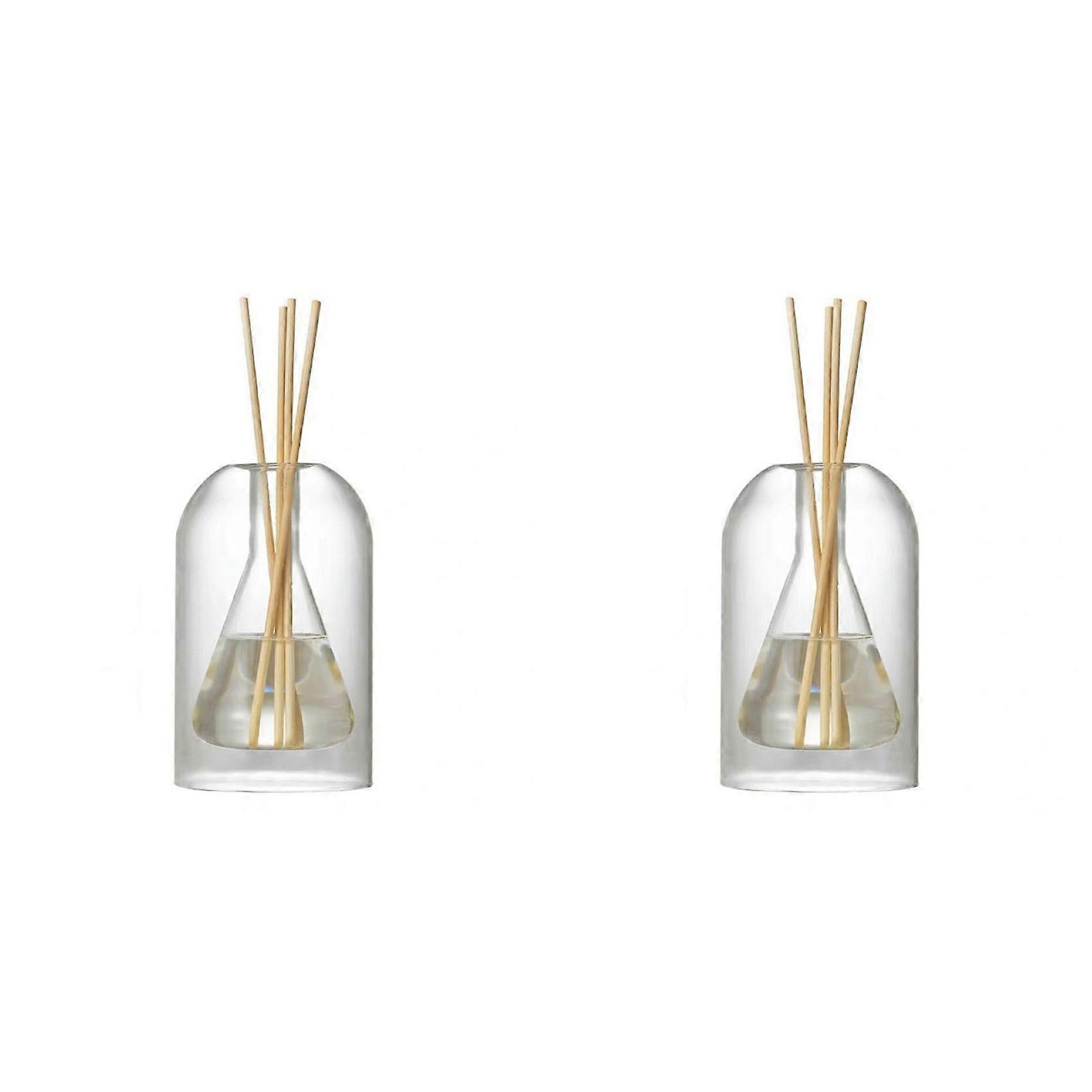 2X Storage Diffuser Bottles Aromatherapy Diffuser Bottle Modern Diffuser Glass Bottle Essential Oil Organizers,B