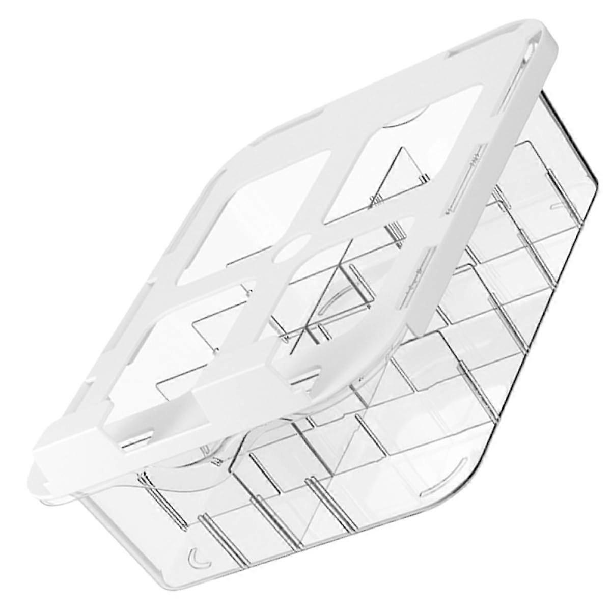 Socks Organizer Drawer Box with 15 Compartments, Dustproof Lid and Transparent Closet Storage