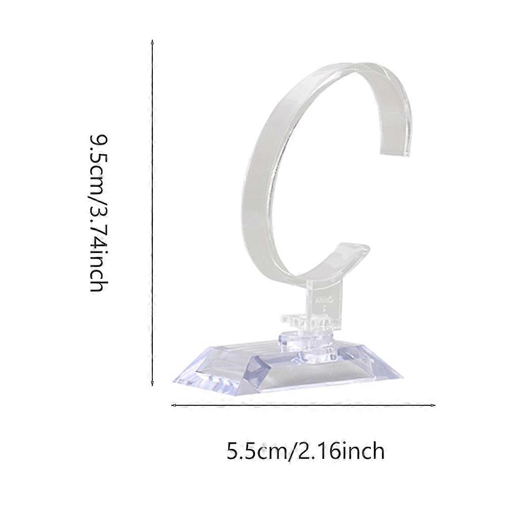 Watch Rack Holder for Watch Display Rack 6Pcs Transparent Acrylic