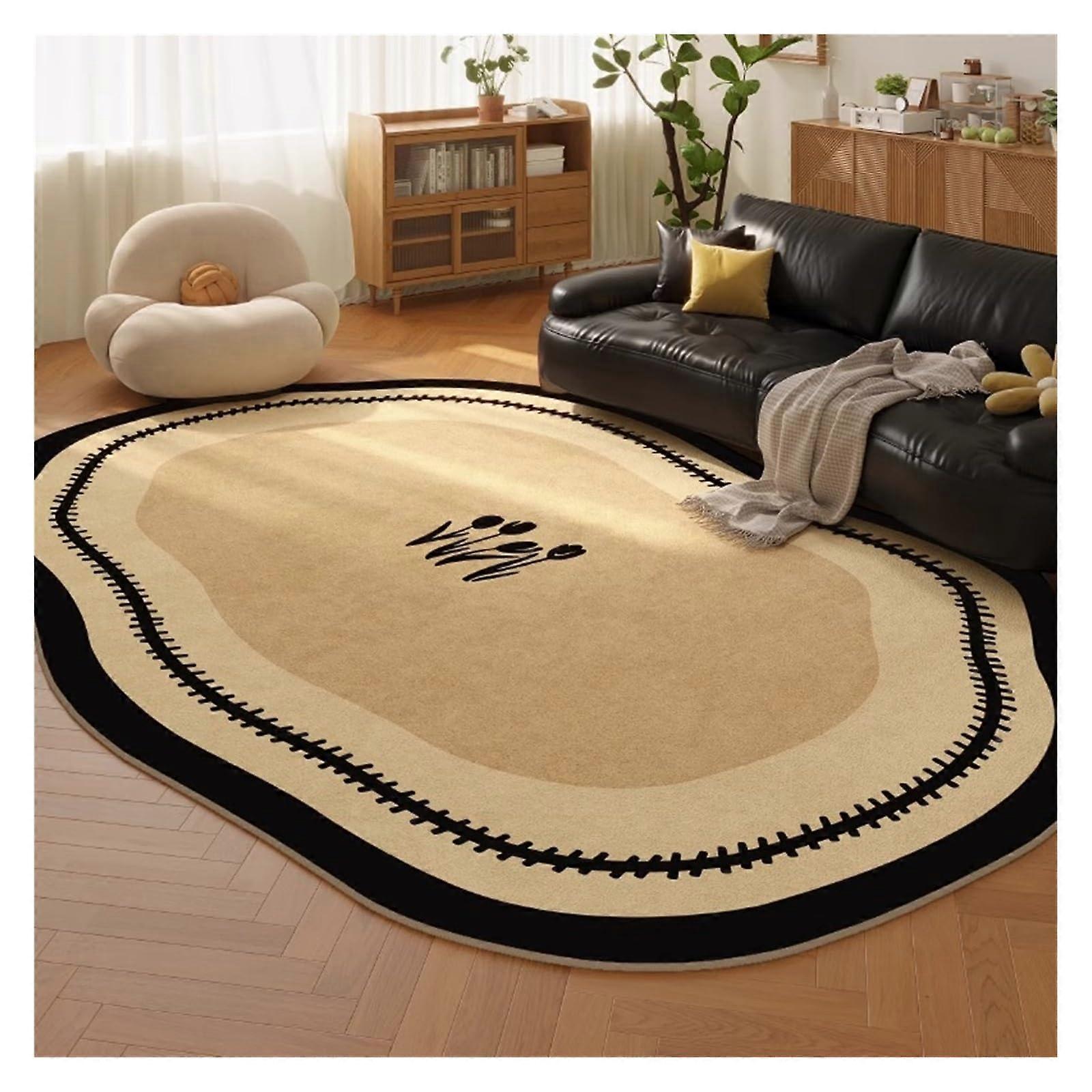 Area Rug Soft Plush Bedroom Carpet with AntiSlip Base Machine Washable 180x250cm