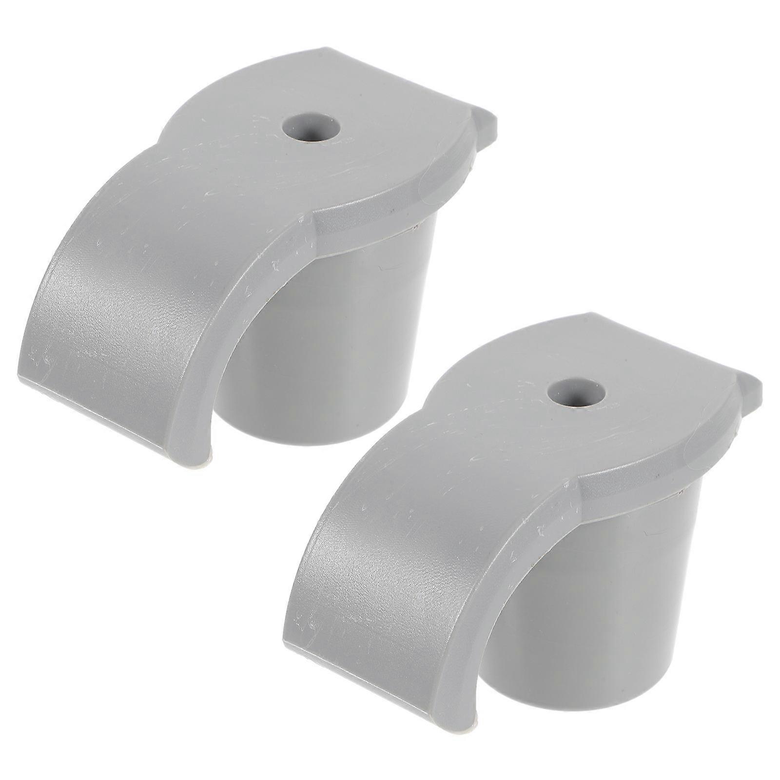 Grey Walker Ski Glides Practical Walker Skis Anti-Slip 2Pcs Set